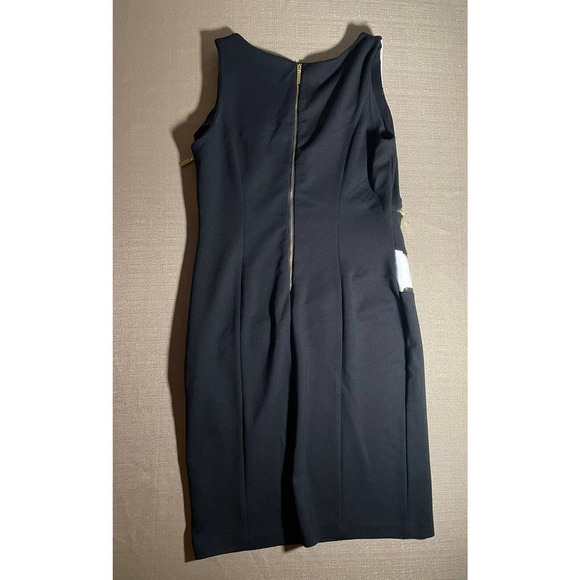 Adrienne Vittadini Women’s Size 10 Dress Sleeveless Black White Open Zipper - Picture 5 of 7